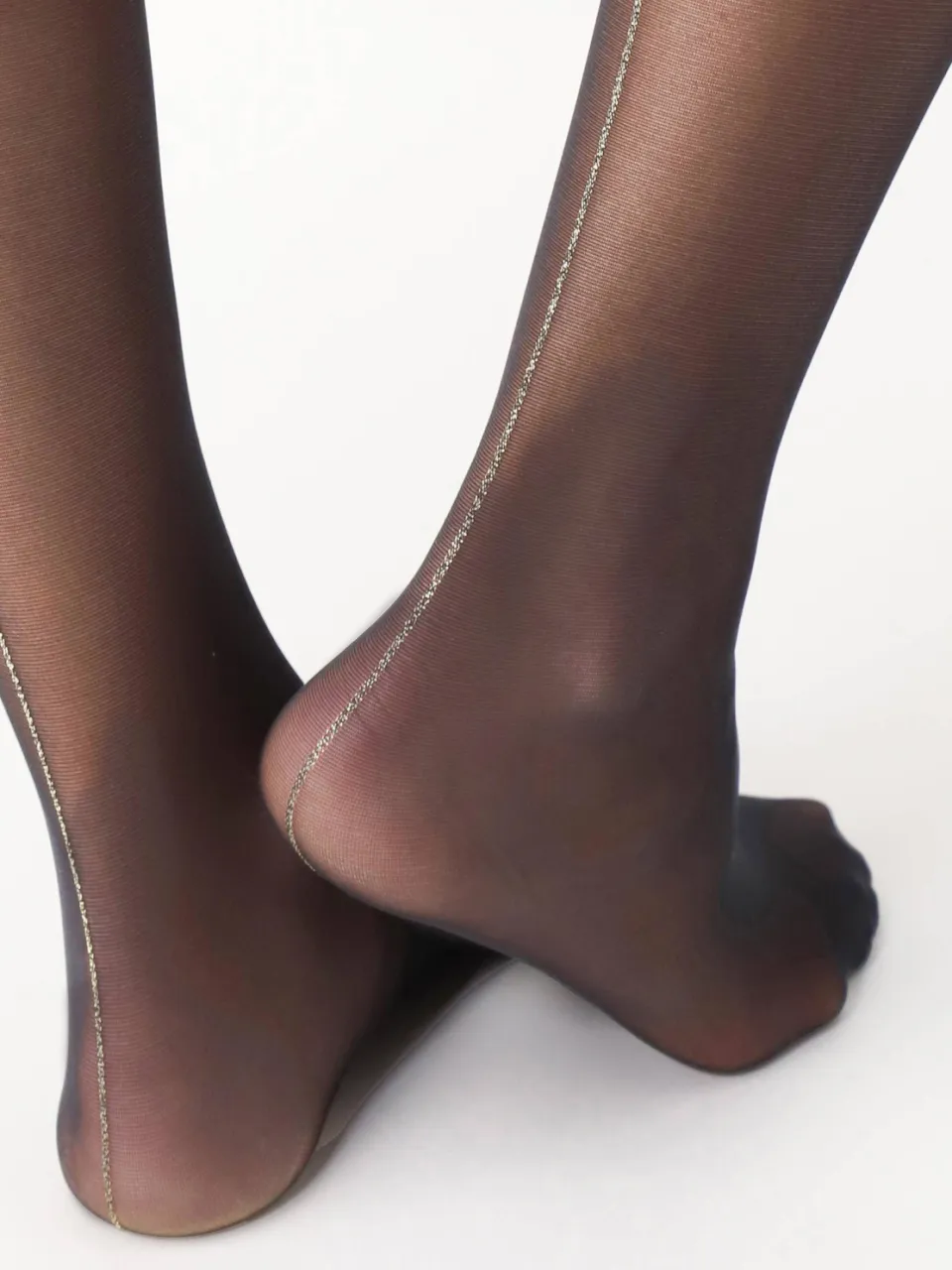 Oroblu Riga Lux naadpanty zwart/goud