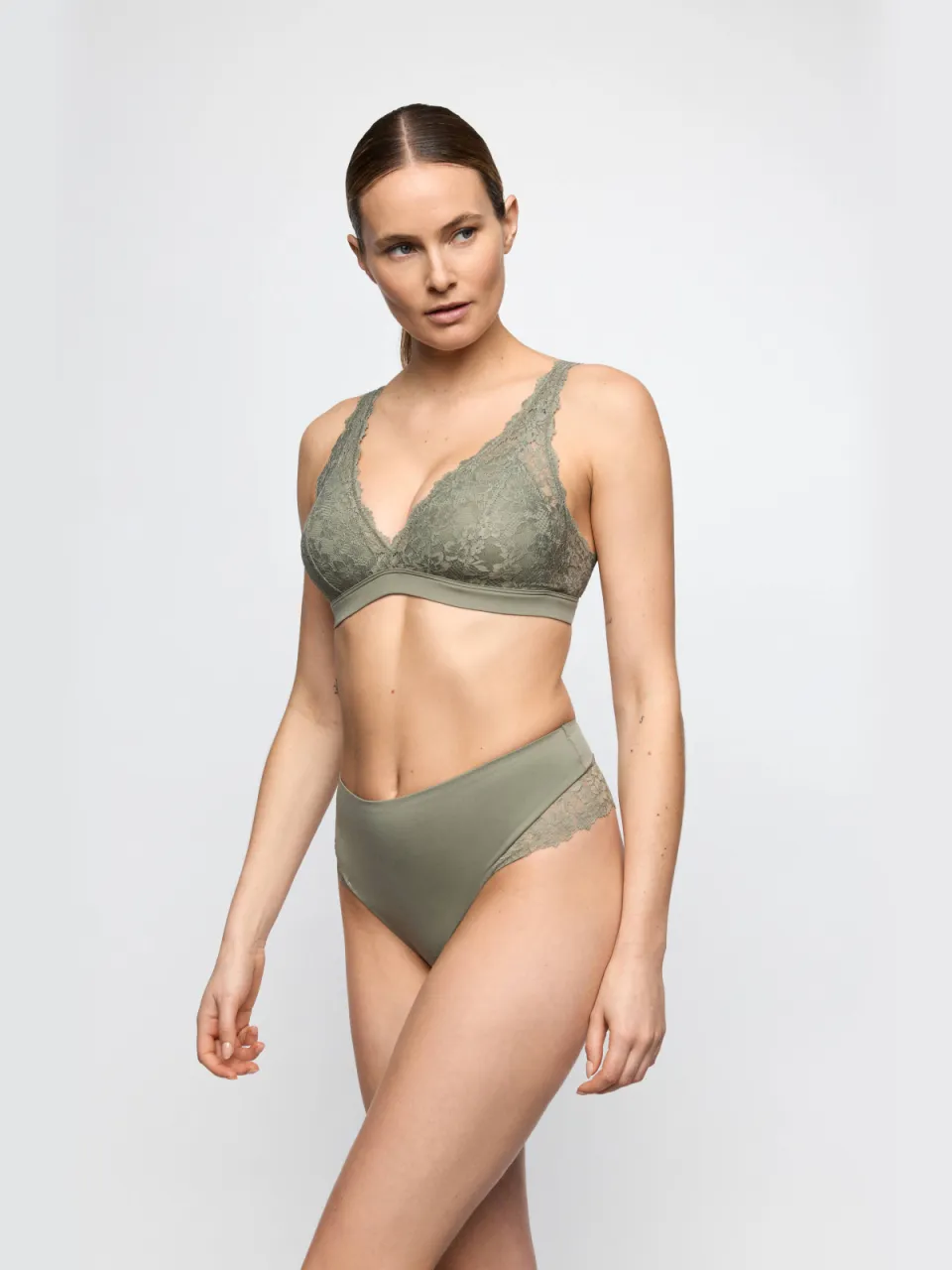 Marie Jo Soft Studio bralette grijsgroen