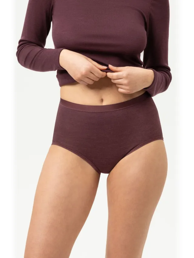 Mey Tailleslip Serie Wool&Silk Hot Maroon bruin