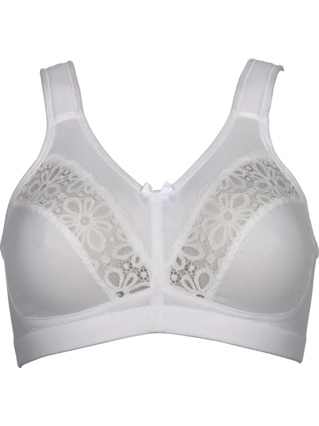 Elbrina beugelloze Vrouwen Beha - Wit
