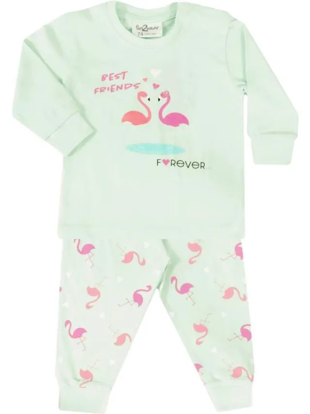 Fun2Wear Pyjama Flamingo Mint