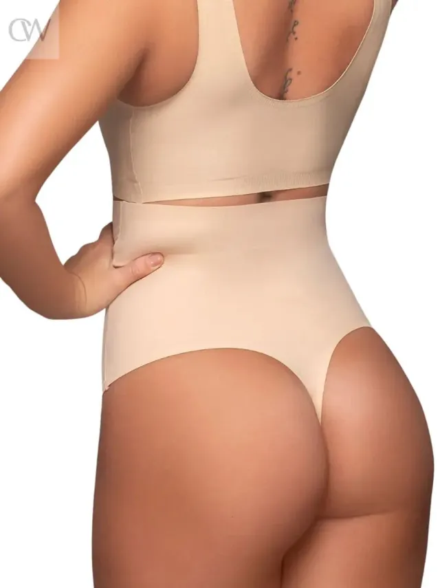 Bye Bra onzichtbare string, hoge taille, lage ondersteuning, naadloos, katoenen kruisje, lichtgewicht, 3 kleuren, S-XXL (zwart, L)