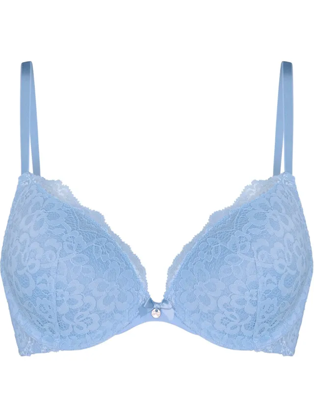 Hunkemöller Marine Padded Push-Up Underwired Bra Blauw