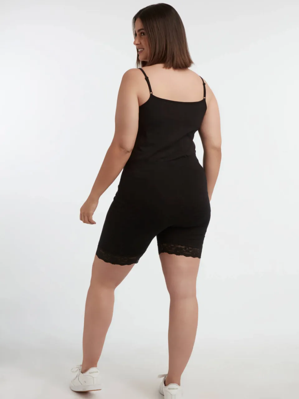 MS Mode biker short met kant zwart, foto 3