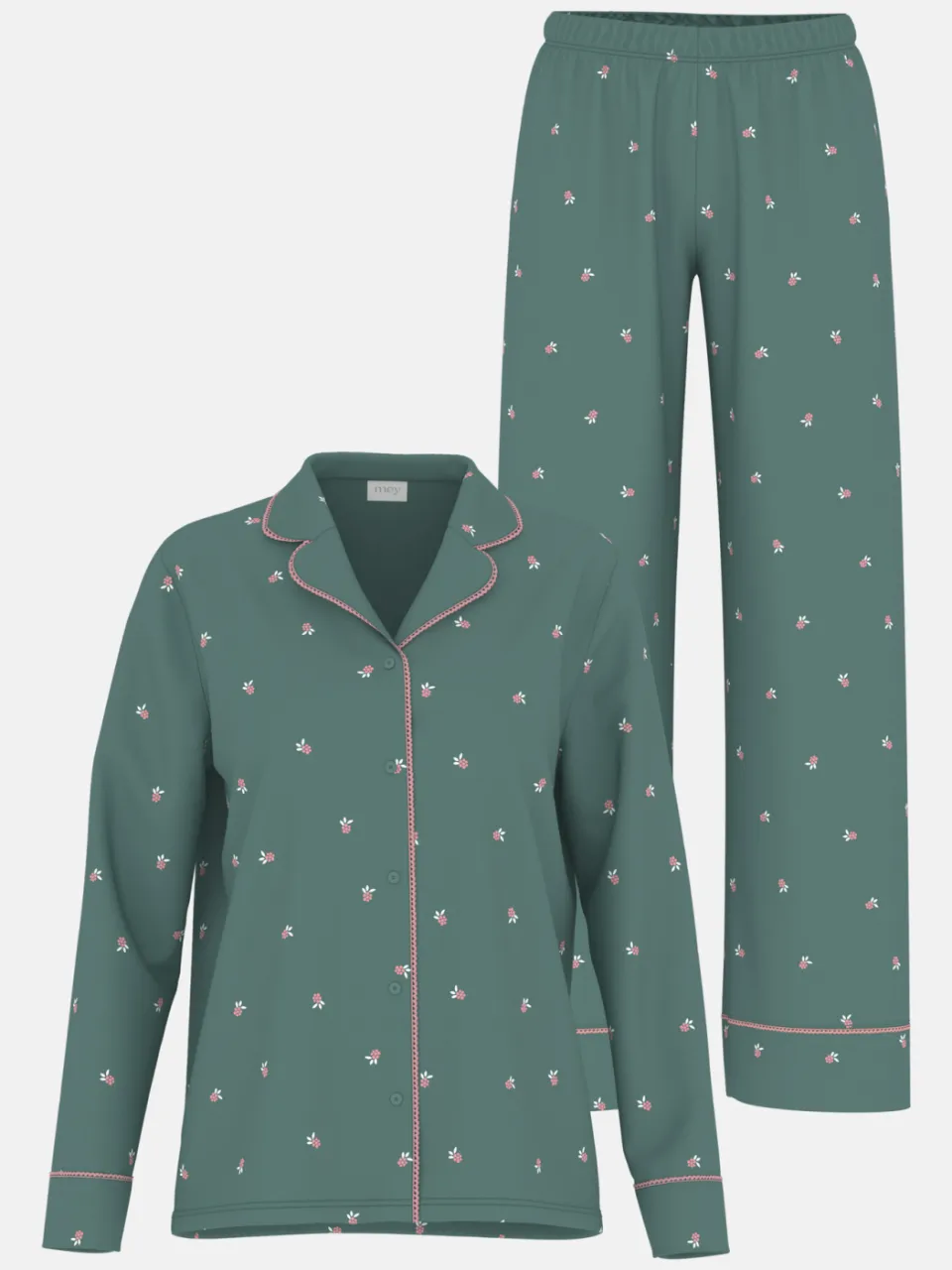 Mey Pyjama lang Serie Little Berries Secret Forest groen, foto 2