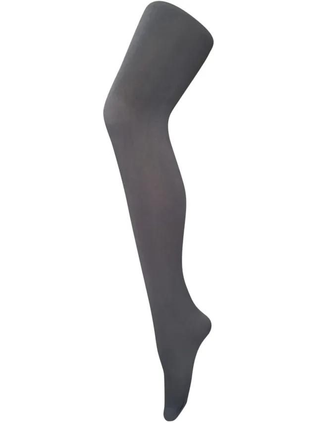 Sock Snob Dames 80 denier ondoorzichtige effen gekleurde panty's - Houtskool Antraciet