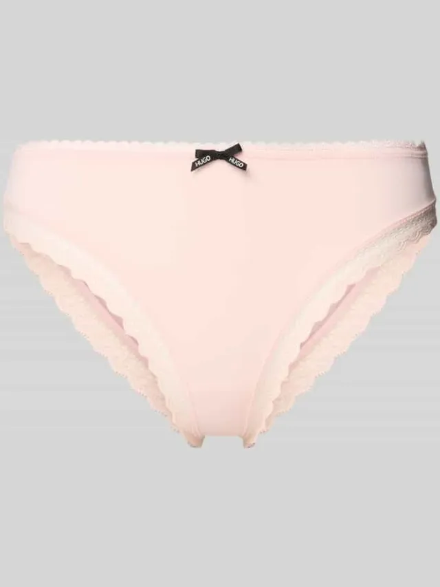 Hugo Slip met kant, model 'UNIQUE' oudroze