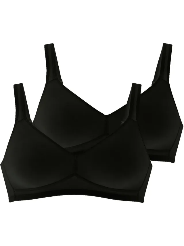 Nina von C. 2-pack Soft bh Secret Soft & Shape Zwart
