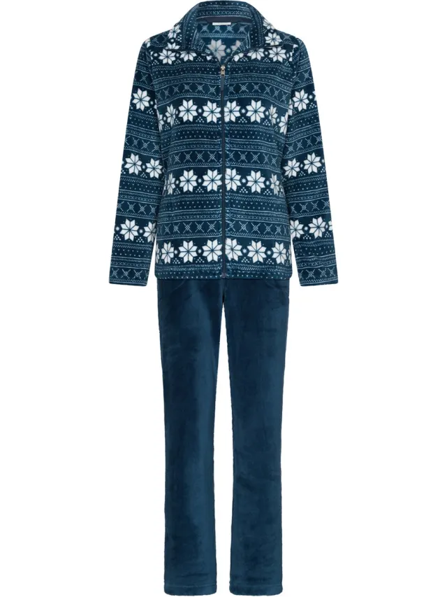 Rebelle MyRebelle - Huispak - Snowy Sparkle - Fleece - Blauw - Rits