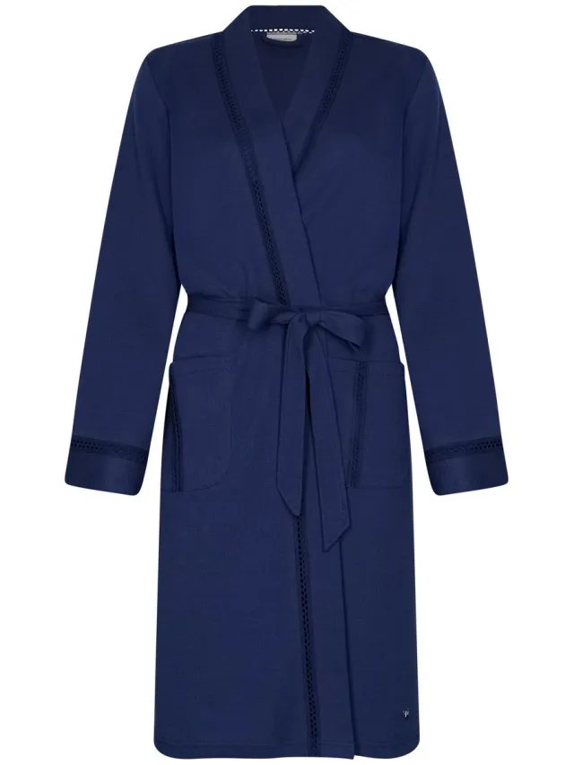 Pastunette Badjas - Midnight - Katoen - Blauw