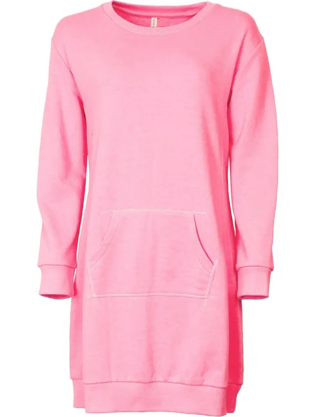 Irresistible Dames Nachthemd - Ronde Hals - Roze