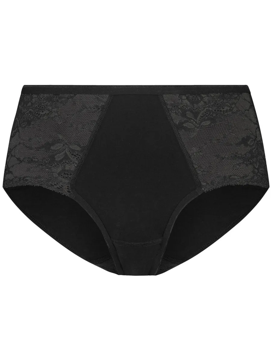 Ten Cate Basic midislip met kant zwart, foto 2