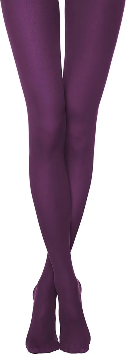AXELLES Dikke winterpanty 3D-effect (150-den), donkerpaars
