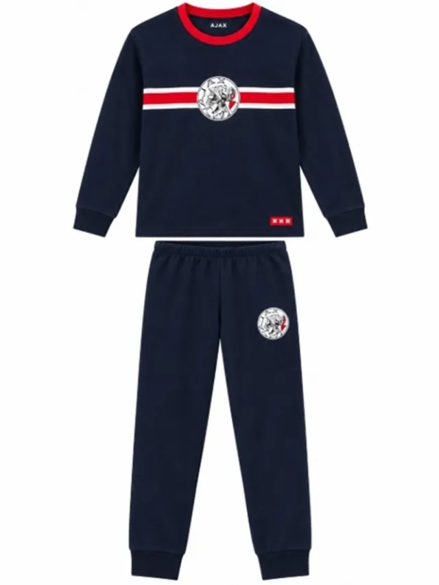 Ajax Pyjama blauw rood 26-27 - Ajax Slaapkamer