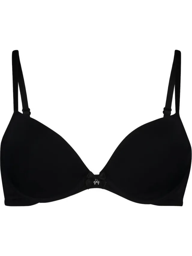 Hunkemöller Voorgevormde push-up BH plunge - zwart black