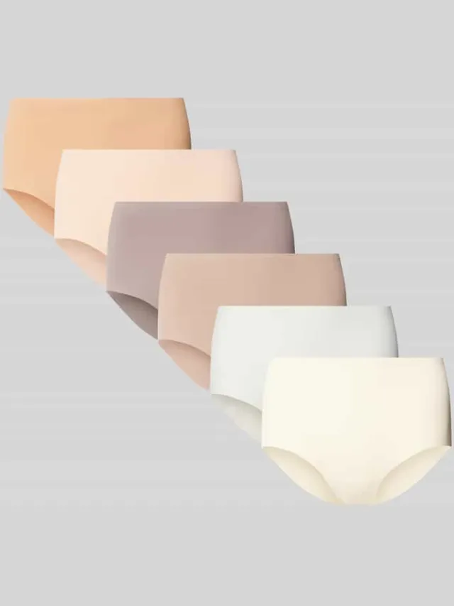MAGIC Bodyfashion Onderbroek in naadloos design in een set van 6 stuks Beige