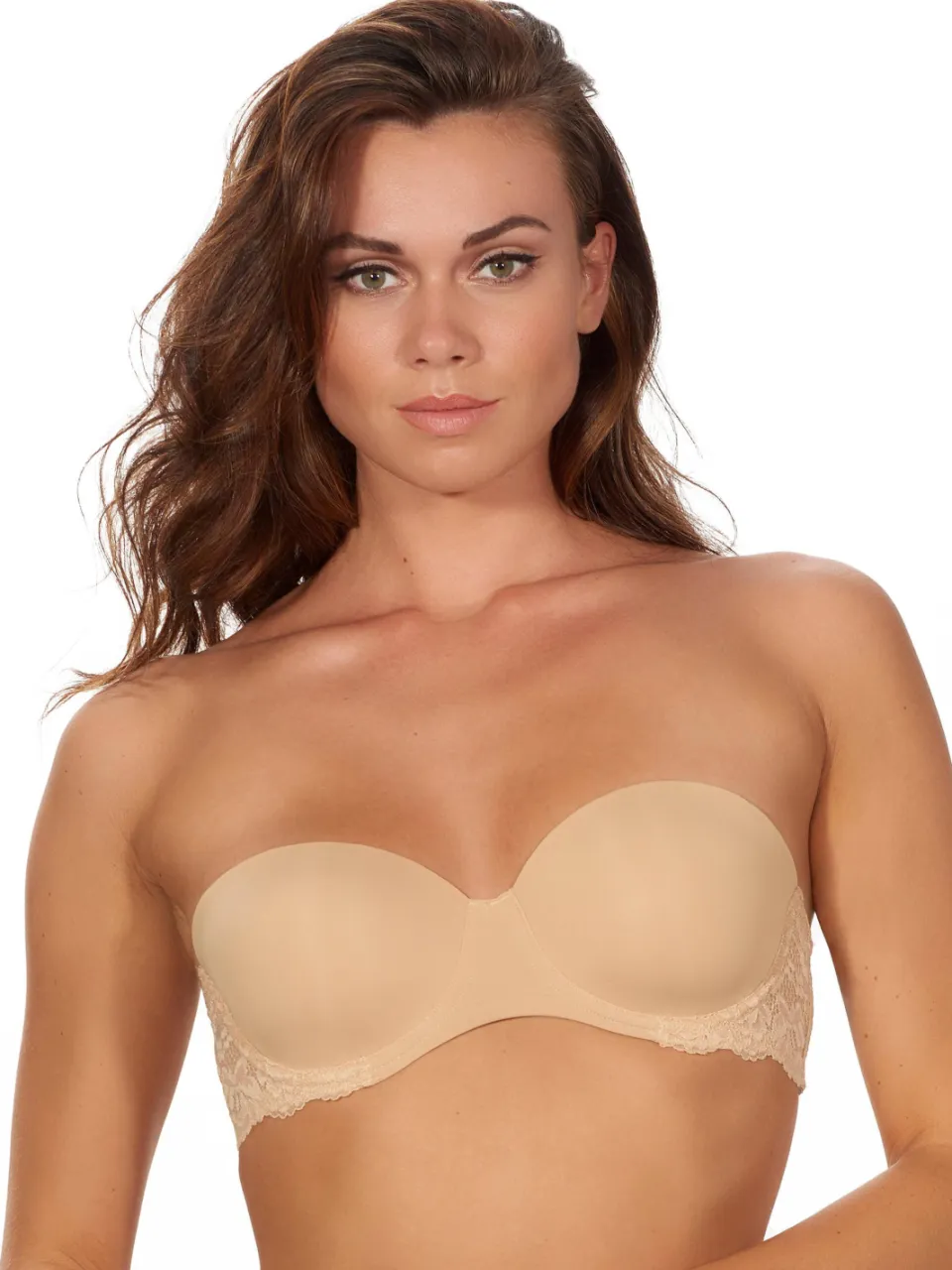 After Eden strapless T-shirt-bh met beugel beige, foto 7