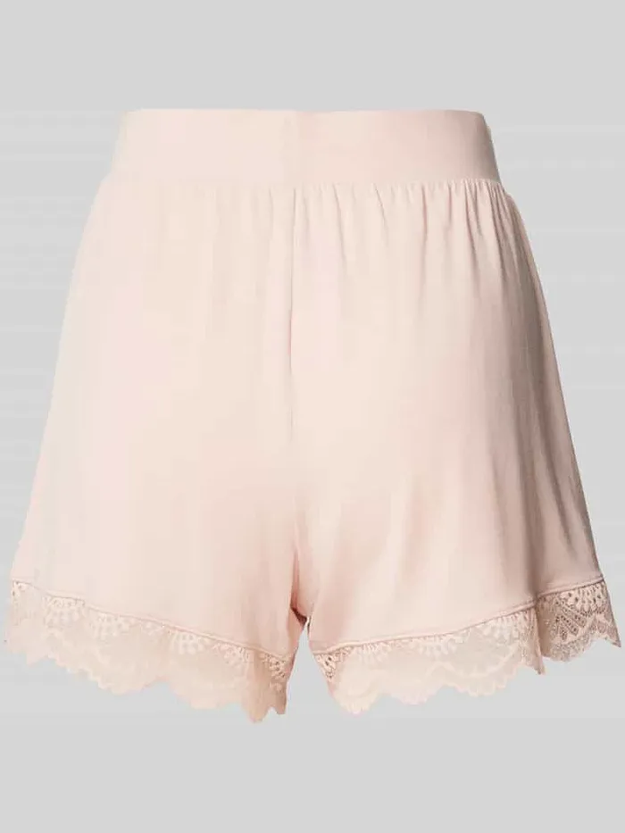 SKINY Korte pyjamabroek met kantgarnering rosé, foto 2