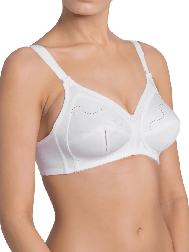 Triumph Doreen+Cotton 01 N Beugelloze beha - Wit