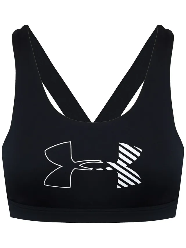 Under Armour HeatGear Dames Zwarte Sportbeha