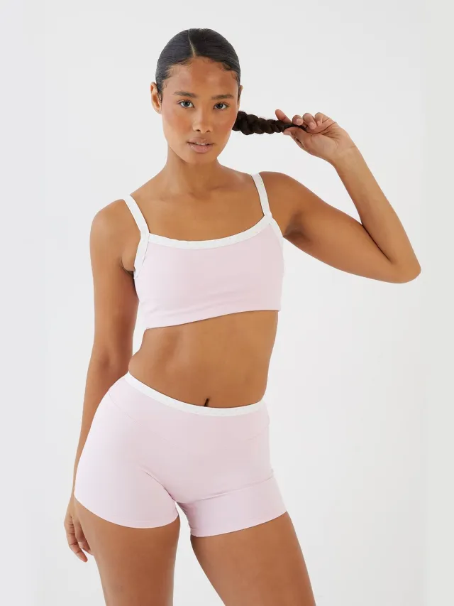 DSGN Studio Dames Dsgn Studio Sculpt Polkadot Gelaagde Sportbeha Baby Roze