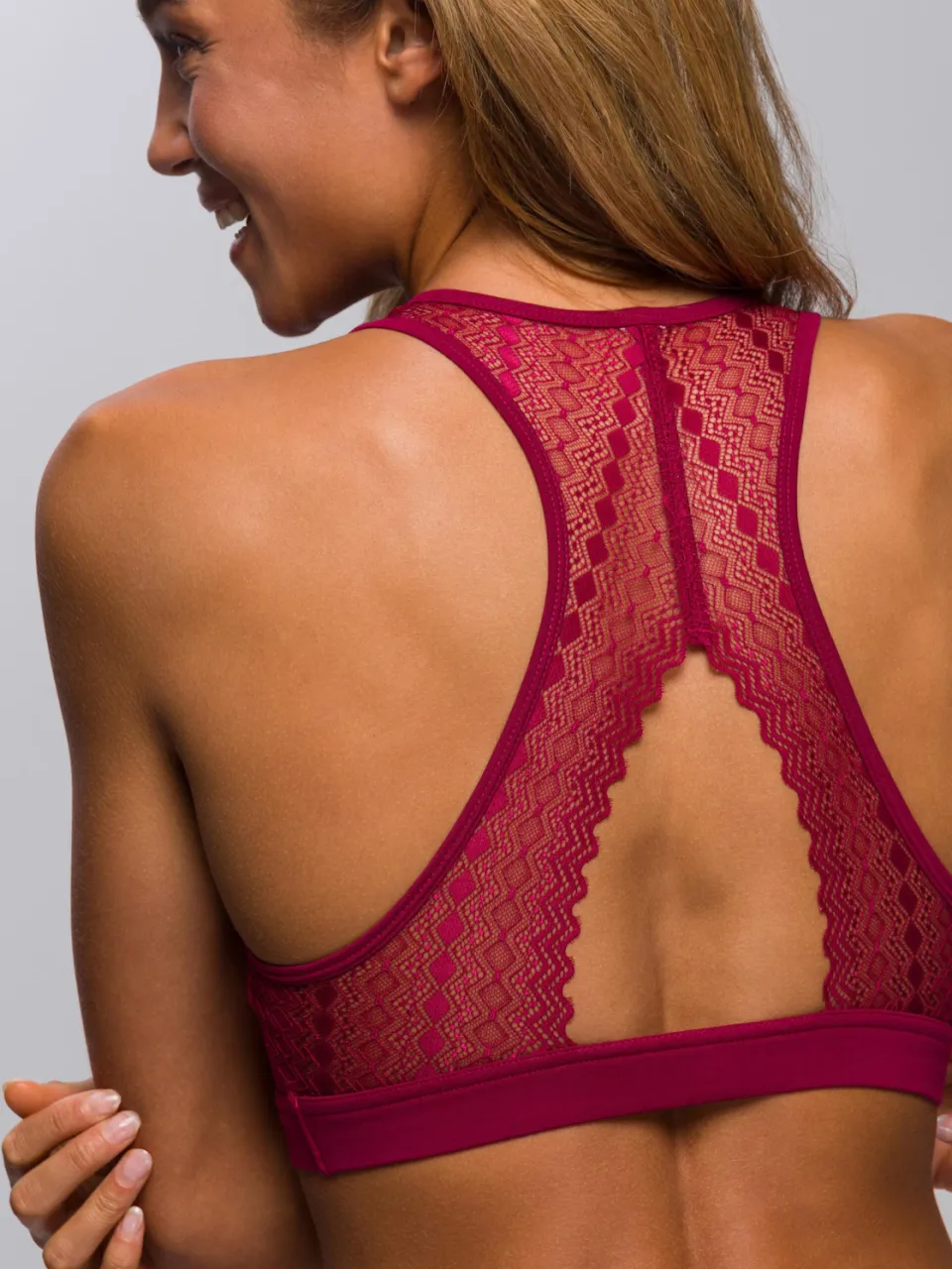 bustier rood