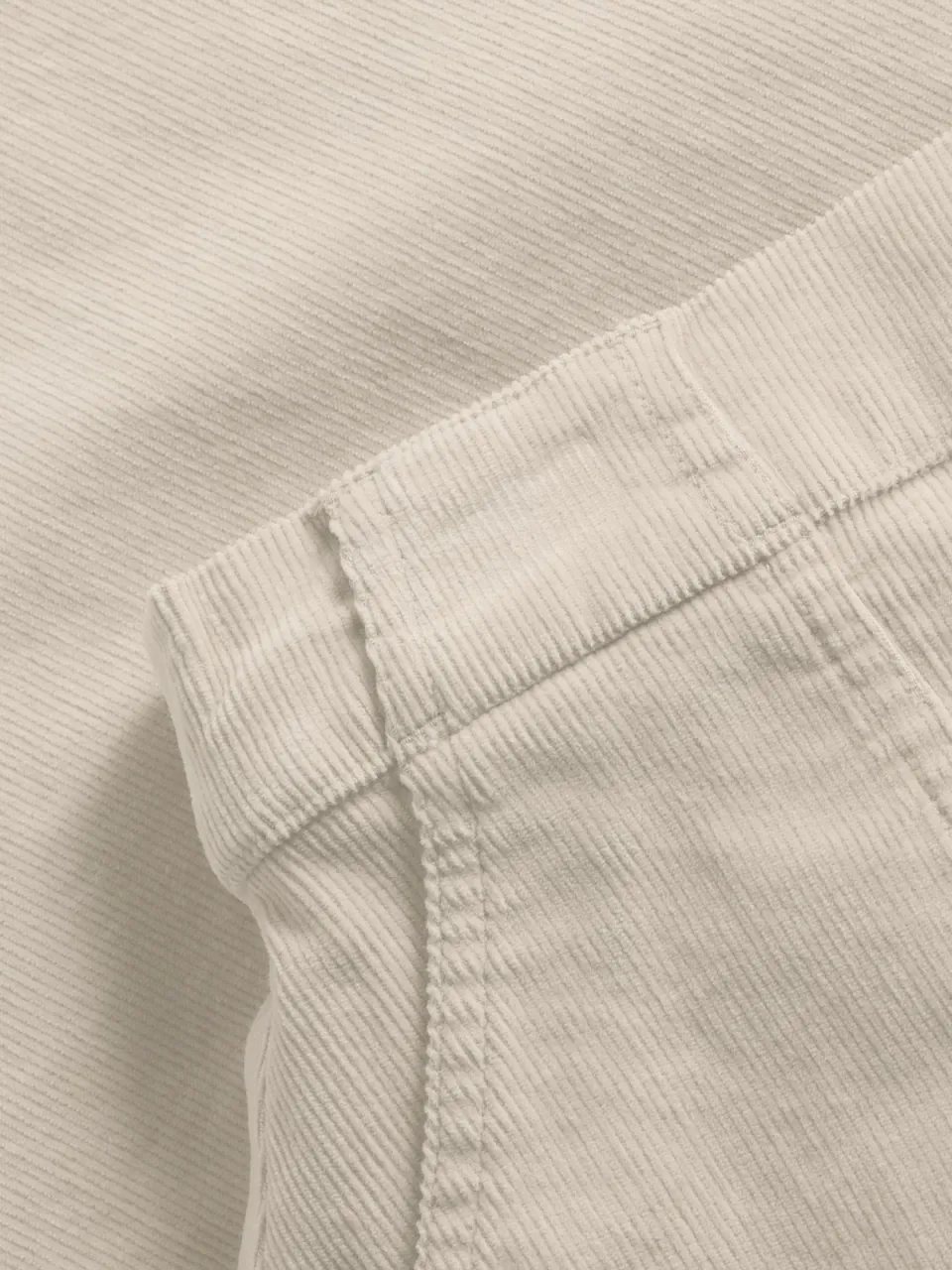 KnowledgeCotton Apparel dames vegan Rok Corduroy Lichtgrijs grijs, foto 2