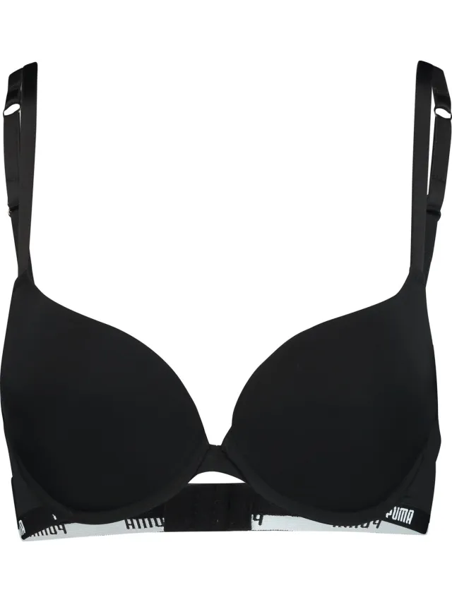 Puma Push-up Beha Dames - 1-pack Zwart