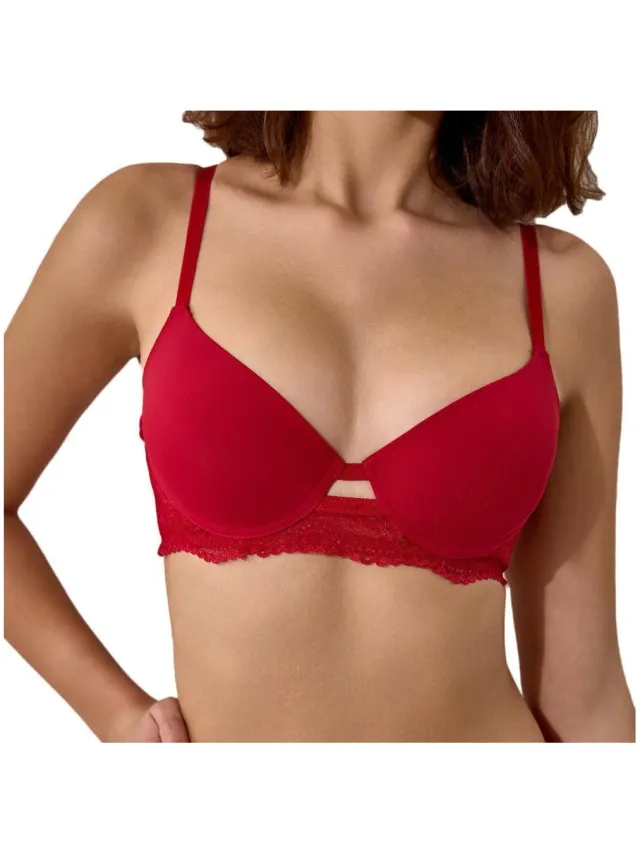 Les Petites Bombes SARAH gewatteerde bh rood