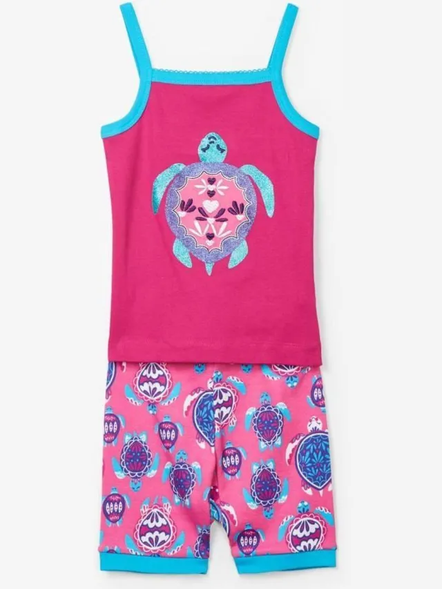 Hatley 2 delige pyjama set roze