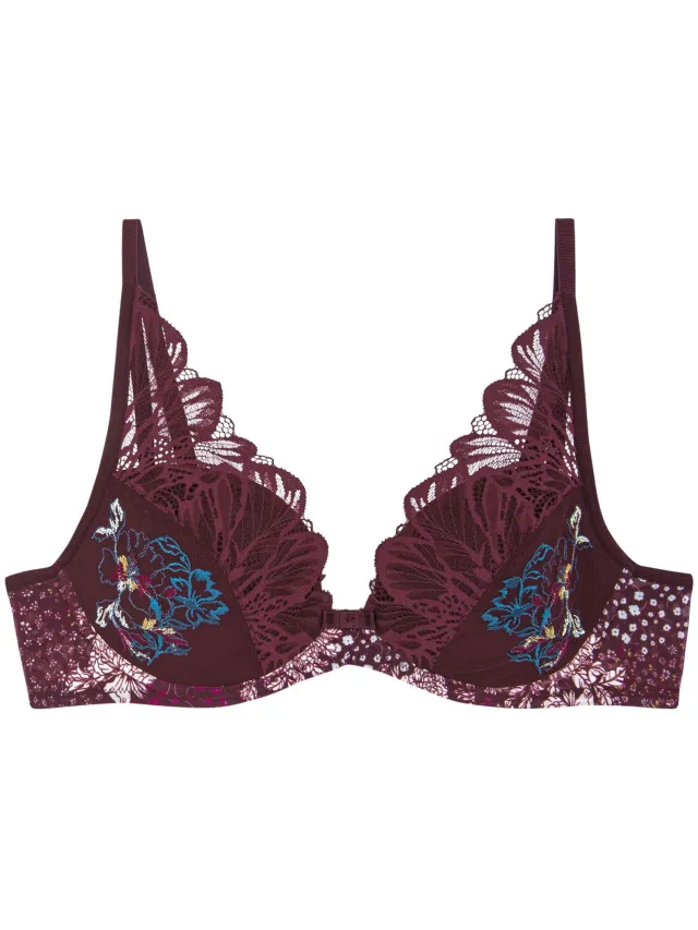 ESOTIQ Triumph Lavish Spotlight - Halfvoorgevormde beha - Bordeauxrood