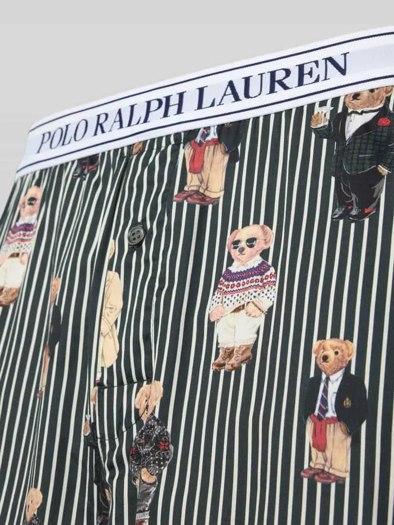 Polo Ralph Lauren regular fit pyjama van puur katoen zwart, foto 2