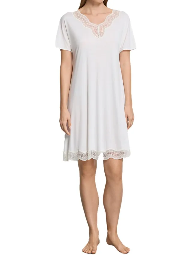 Hanro Dames nachthemd Cira off white