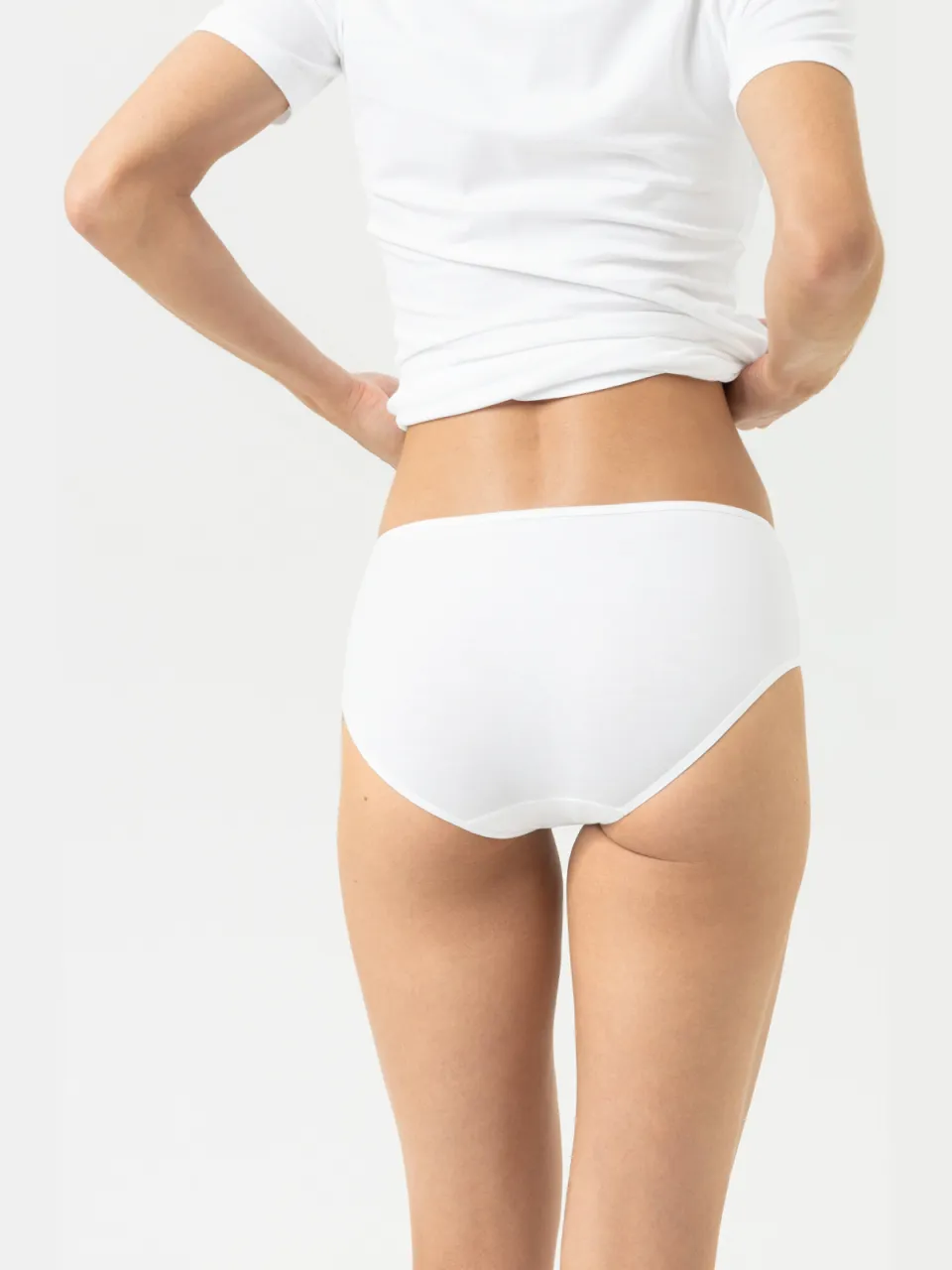Mey Hipster Serie Cotton Pure Wit, foto 3