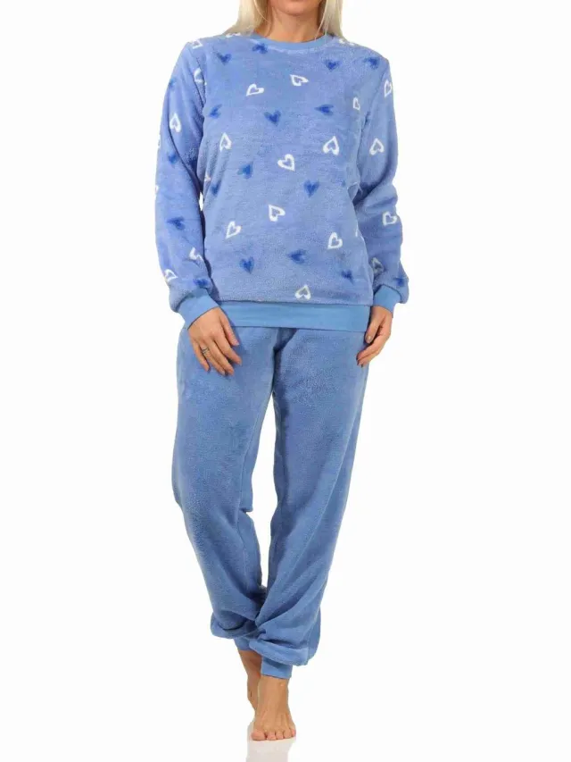Normann Damen Fleece hellblau