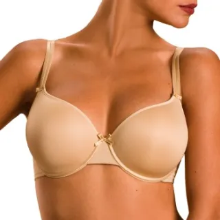 Chantelle Basic Invisible T-shirt bh beige Zwart,Wit,Beige