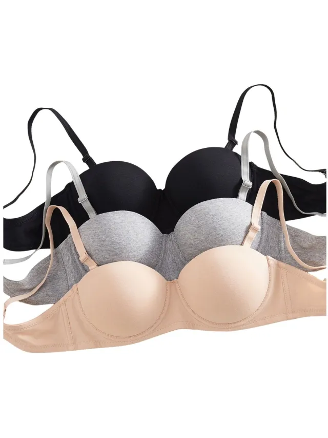 Currero BH Zonder Beugel - Strapless - Zonder Bandjes - Met Voorsluiting - Push-up Bh's - Comfort Beha - Comfortabel - Grote Sluiting - Veelkleurig