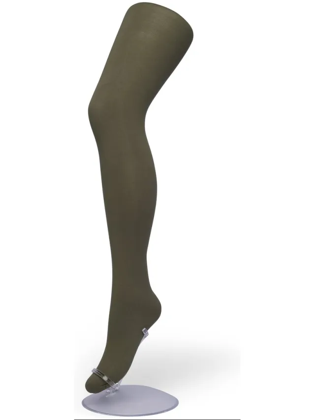 Bonnie Doon Opaque Comfort Panty 70 Denier Olijf Groen Dames maat 36/38 S - Extra brede Comfort Boord - Tekent Niet - Kleedt Mooi af - Mat Effect - Gladde Naden - Maximaal Draagcomfort - Donker Groen - Olijf - Olive - BN161912.304