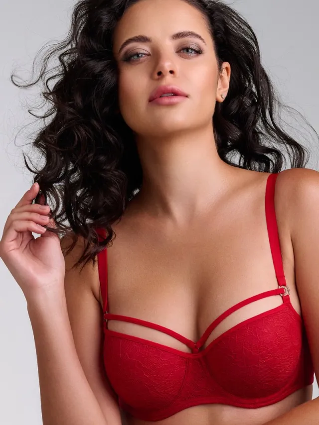 Marlies Dekkers Space Odyssey - BH Voorgevormd – 37080 – Red Lace - E85/100