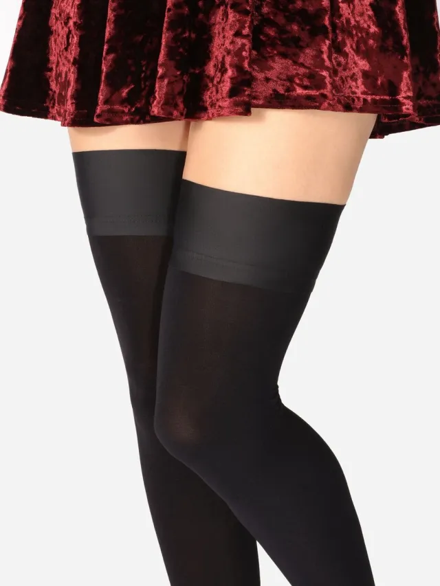 Merry Style Dames Hold-Up Kousen - 60 Denier - Licht glanzend - Elastisch - Polyamide - MS-GB-632 - Zwart