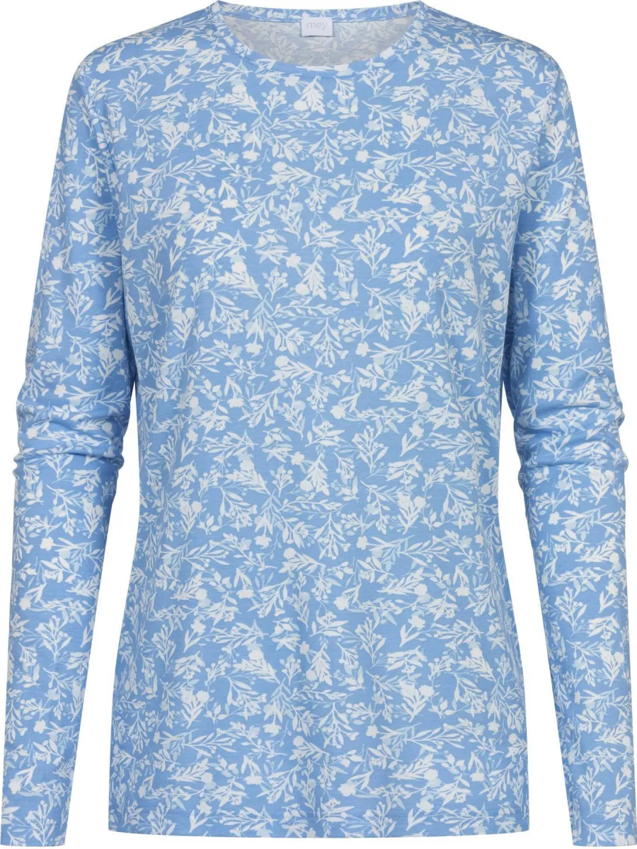 Mey Flower Meadow pyjama set lichtblauw, foto 3