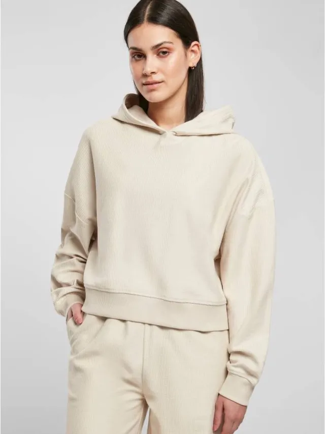 Urban Classics Hoodie/trui -5XL- Oversized Short Rib Groen