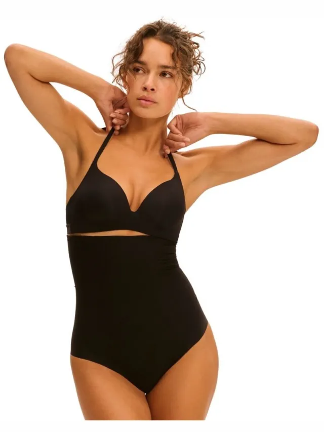 Simone Pérèle Story High Waist Brief | Zwart Black