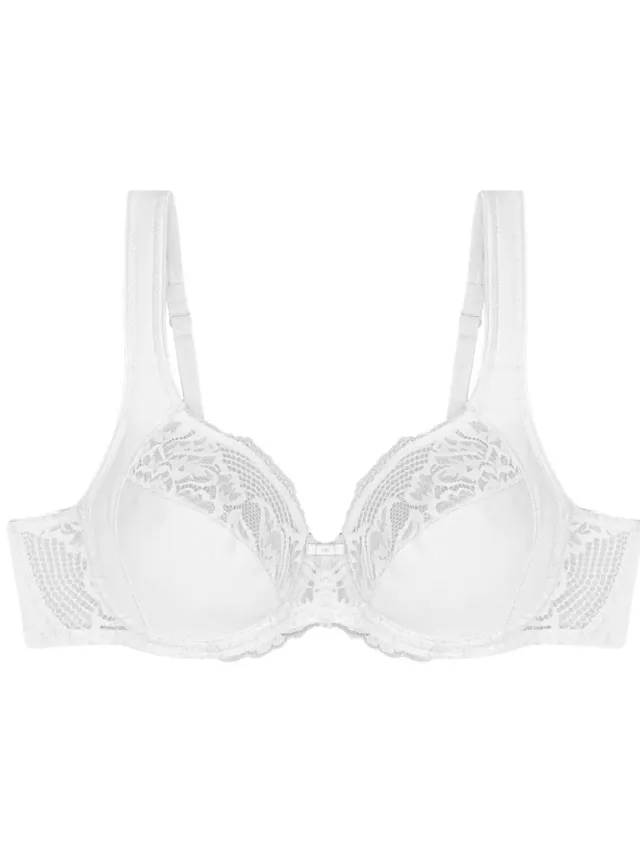 Triumph beugel-bh Modern Lace + Cotton White