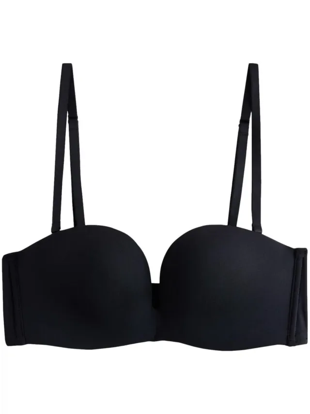 Next Dames - Verstelbare push-up beha zonder beugels - Zwart Black
