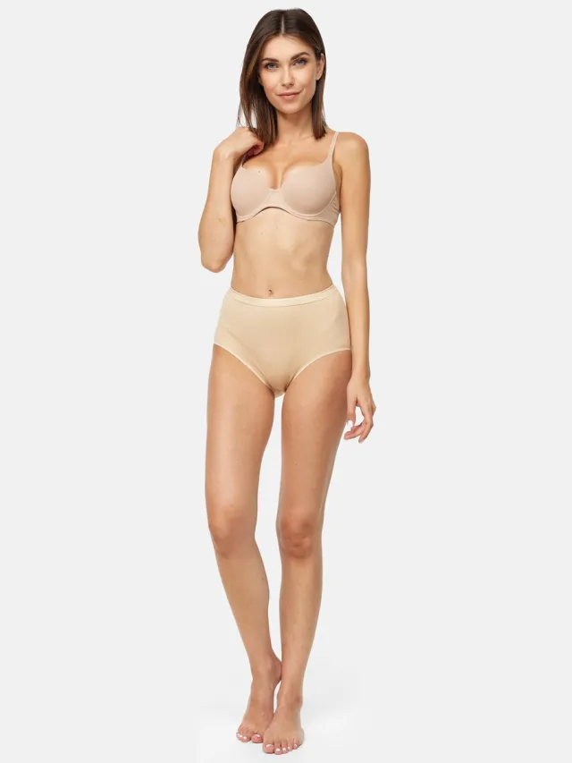 nur die T-Shirt-BH Basic beige