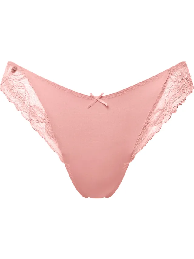 Lisca Tanga's Lisca Braziliaans laag uitgesneden SUGARLACE Cheek Roze