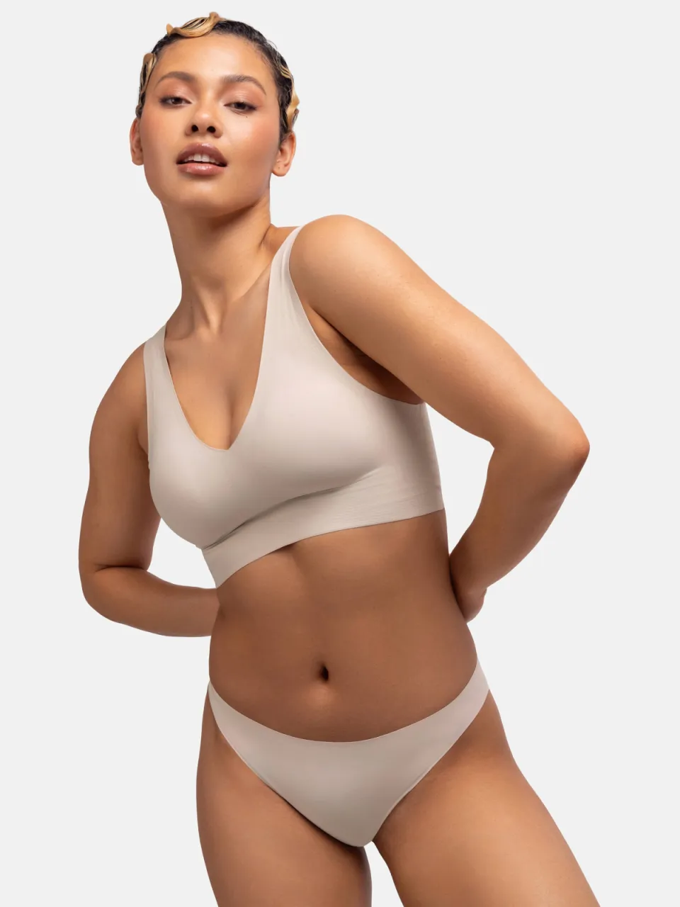 Dorina Airlite voorgevormde bh top beige, foto 3