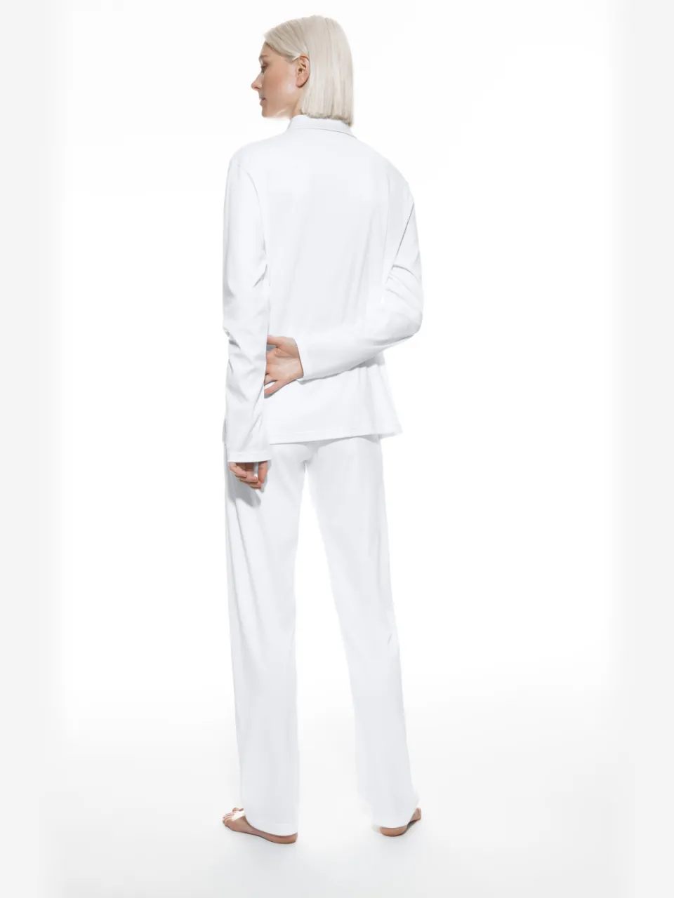 Mey Pyjama lang Serie Malea Wit, foto 2