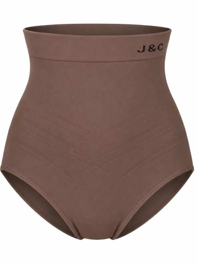J&C Dames tailleslip corrigerend Bruin J&C
